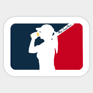 Women Major League Brews Sticker